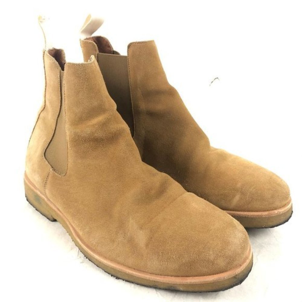 Oliver Cabell Cappuccino Suede Leather Chealsea